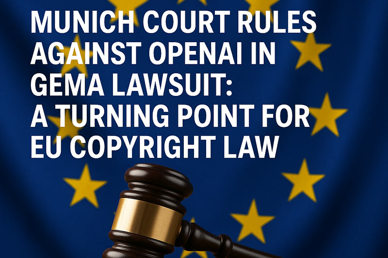 Munich Court Rules Against OpenAI in GEMA Lawsuit: A Turning Point for EU Copyright Law